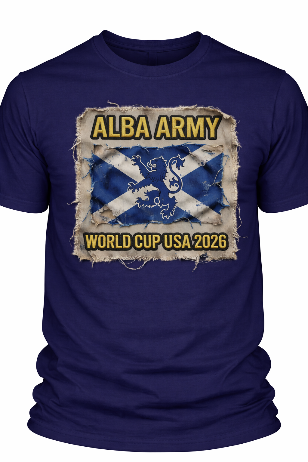Alba Army Saltire Lion World Cup USA 2026 2 - T-shirt