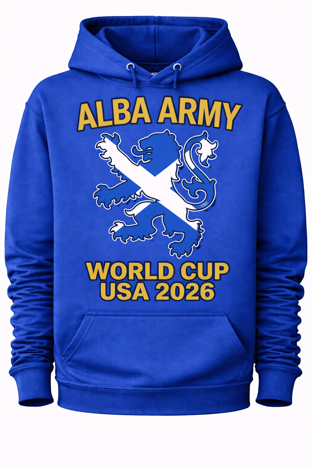 Alba Army Saltire Lion World Cup USA 2026 1 - Hoodie