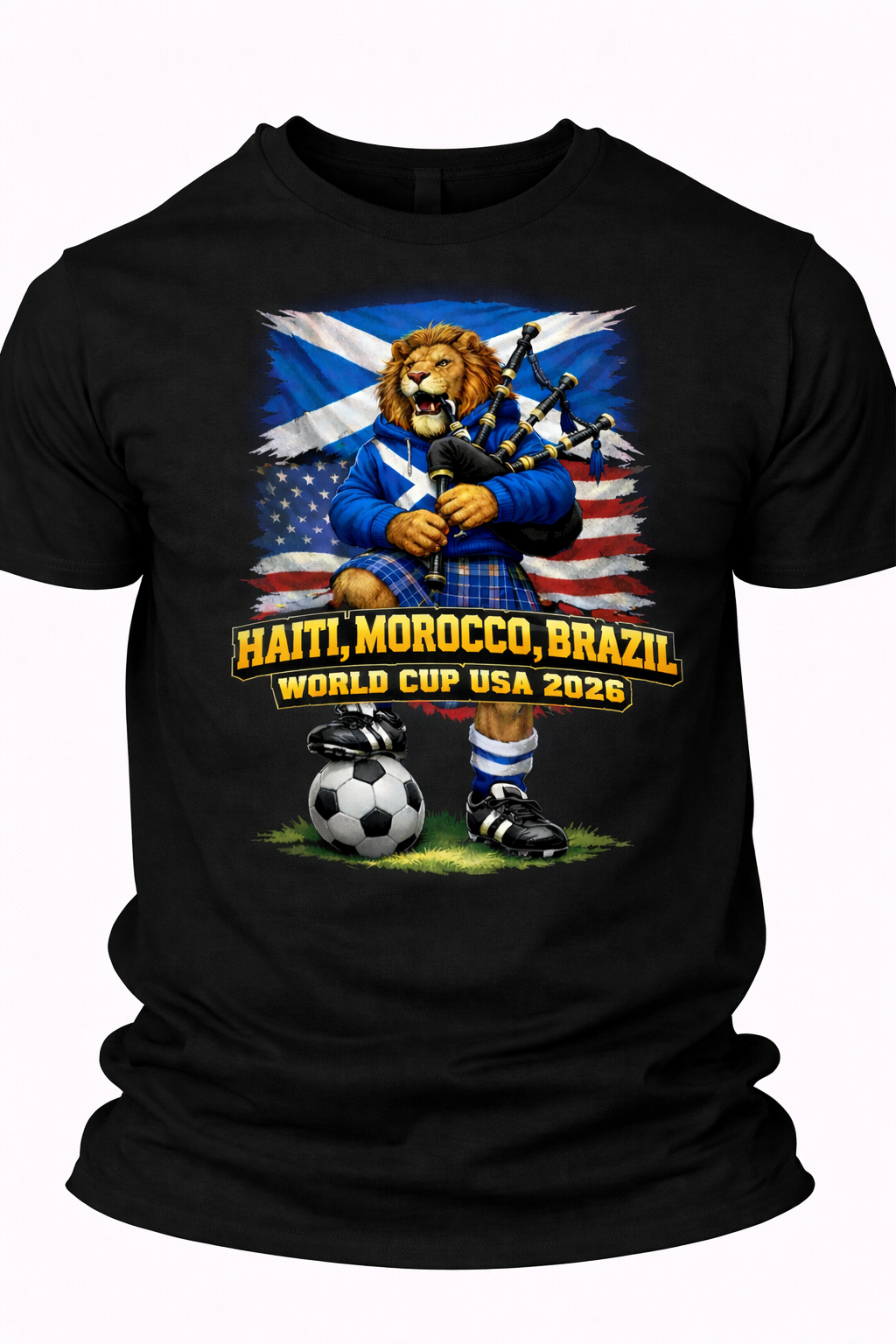 Haiti, Morocco, Brazil World Cup USA 2026 - T-shirt