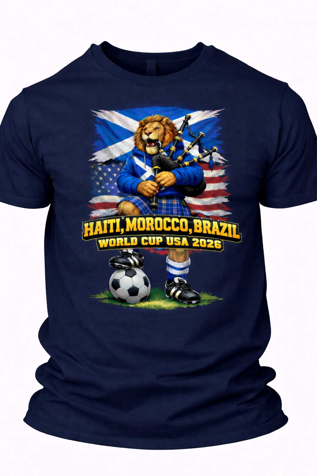 Haiti, Morocco, Brazil World Cup USA 2026 - T-shirt