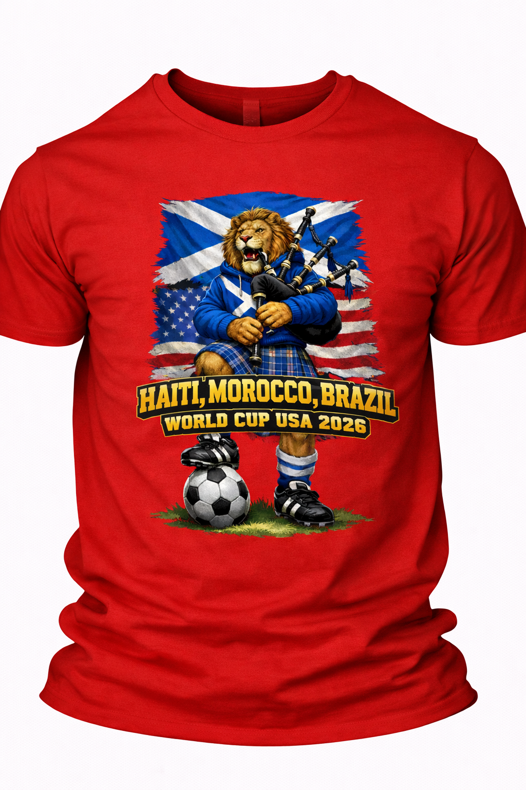 Haiti, Morocco, Brazil World Cup USA 2026 - T-shirt