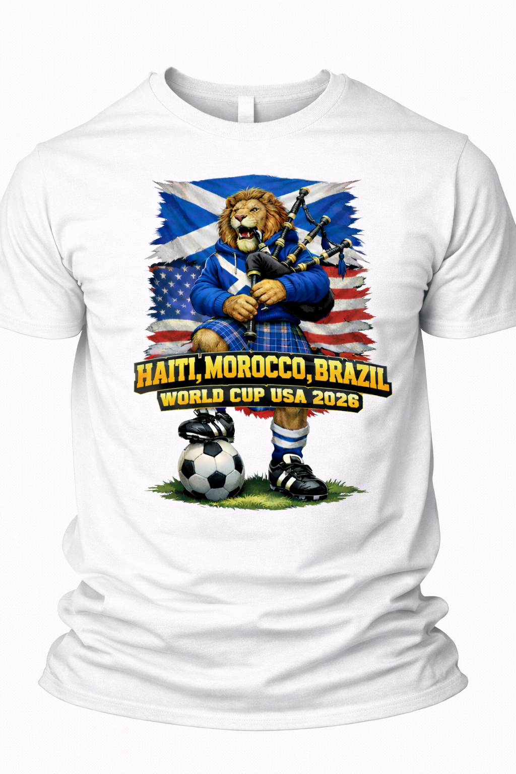Haiti, Morocco, Brazil World Cup USA 2026 - T-shirt
