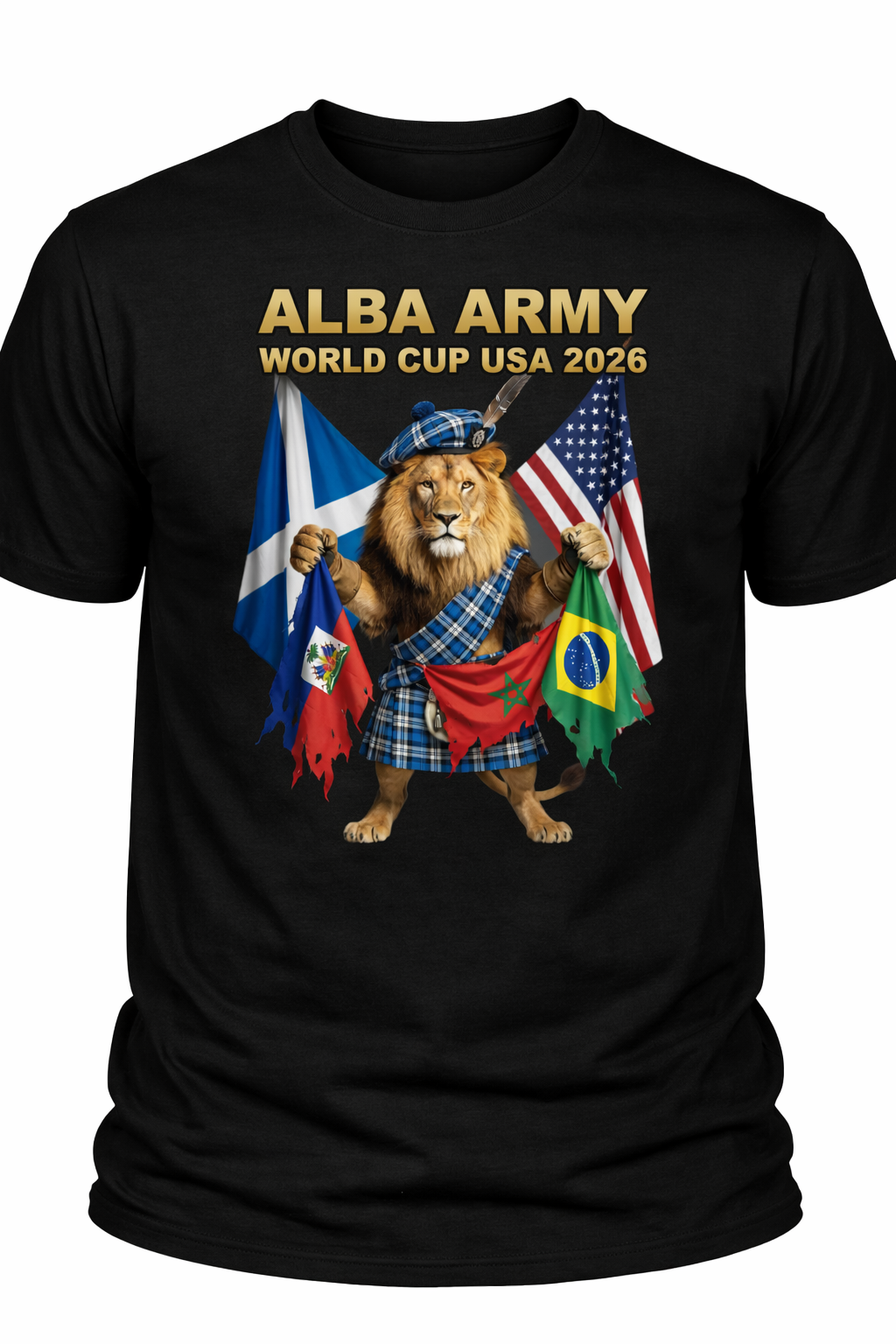 Alba Army Lion World Cup USA 2026 1 - T-shirt