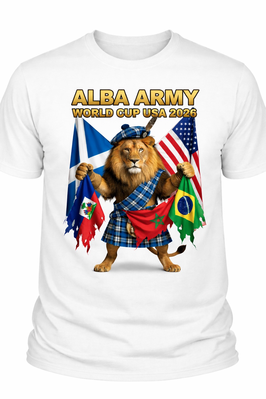 Alba Army Lion World Cup USA 2026 1 - T-shirt