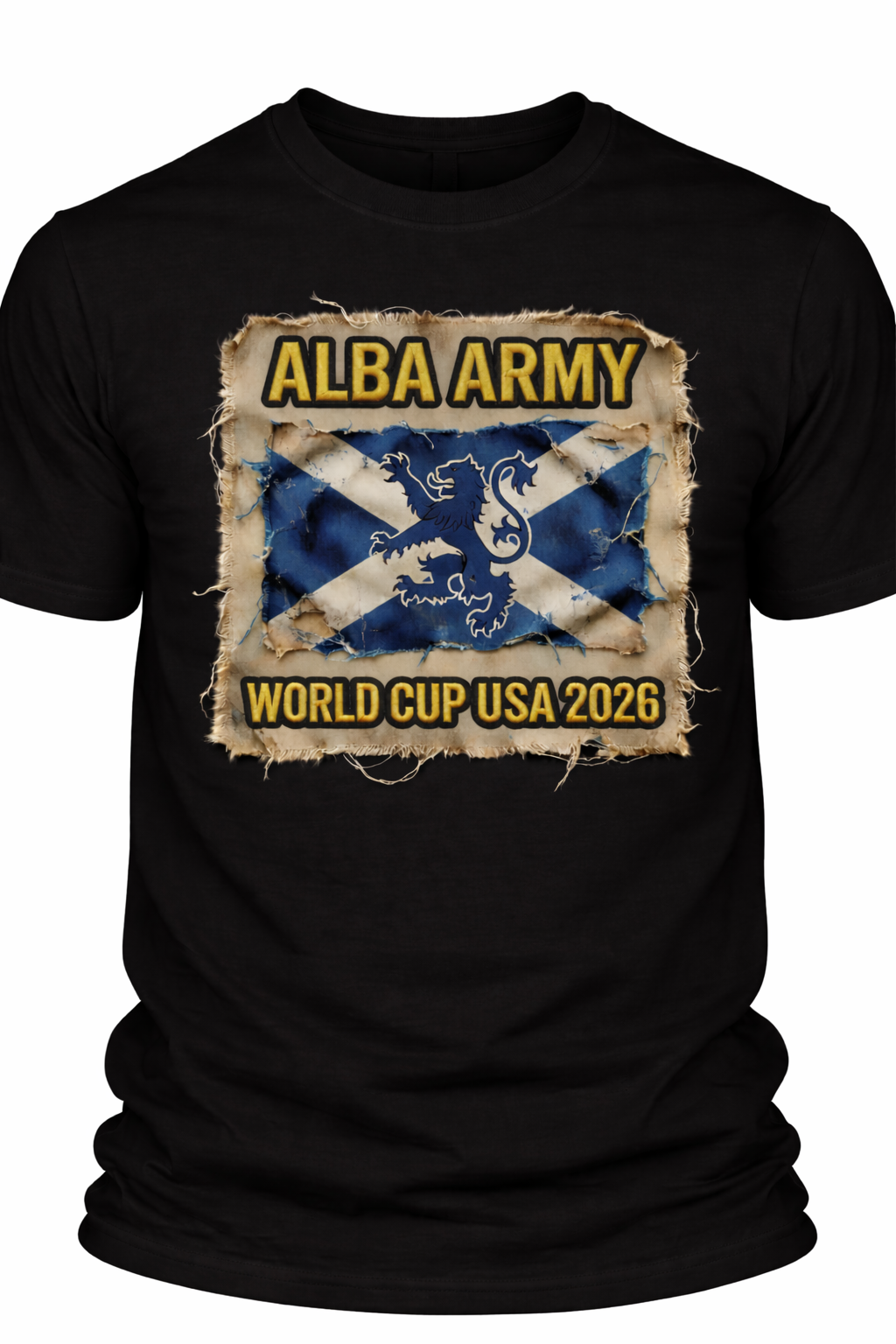 Alba Army Saltire Lion World Cup USA 2026 2 - T-shirt