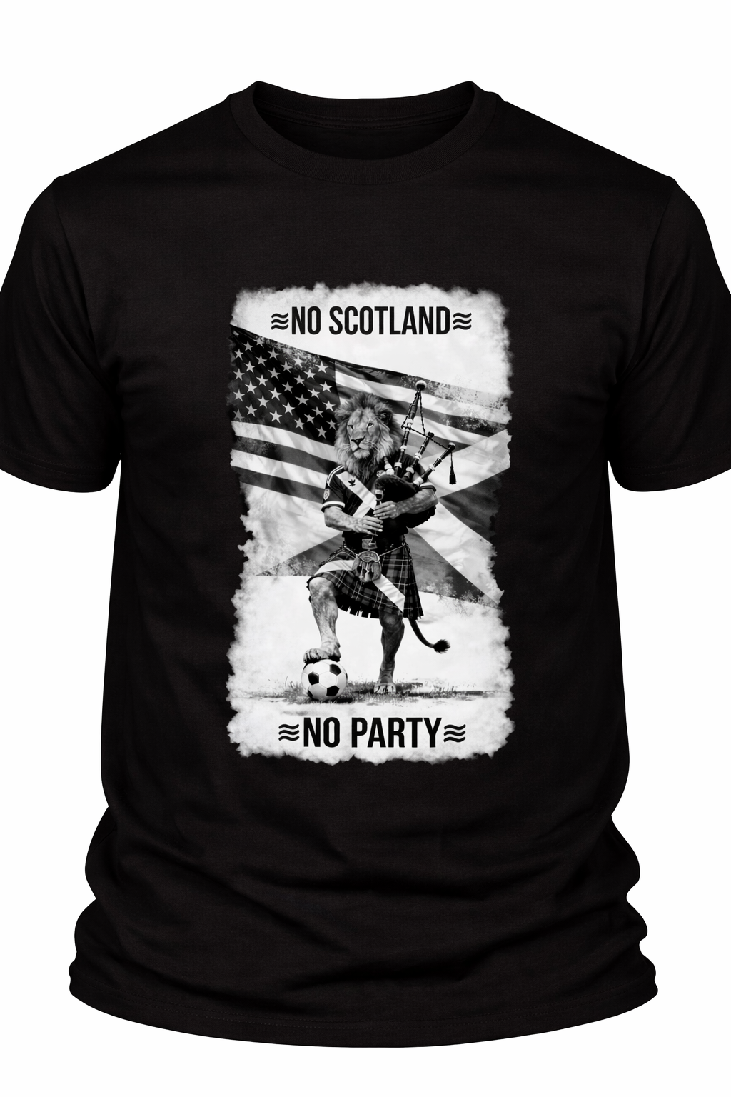 No Scotland, No Party B&W - T-shirt