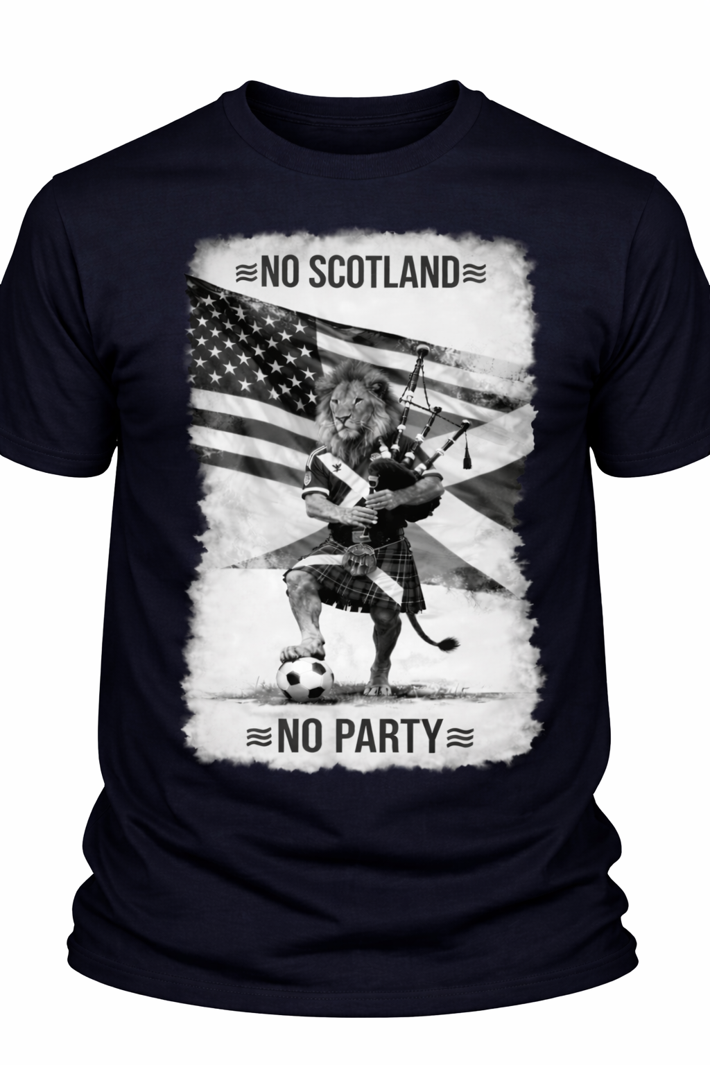 No Scotland, No Party B&W - T-shirt