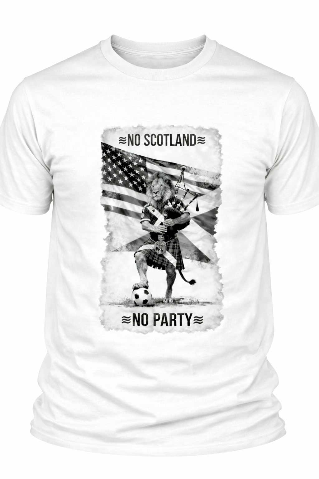 No Scotland, No Party B&W - T-shirt
